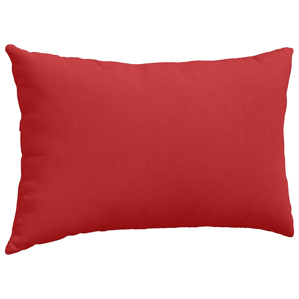 Sofa Pillows 2 pcs Red 50 x 30 cm Fabric